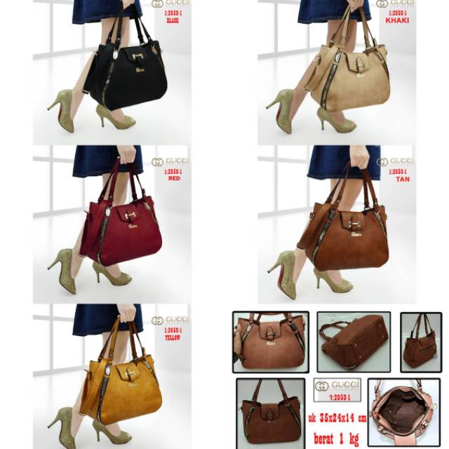 TAS MERK GUCCI 
SERI :2050-1
