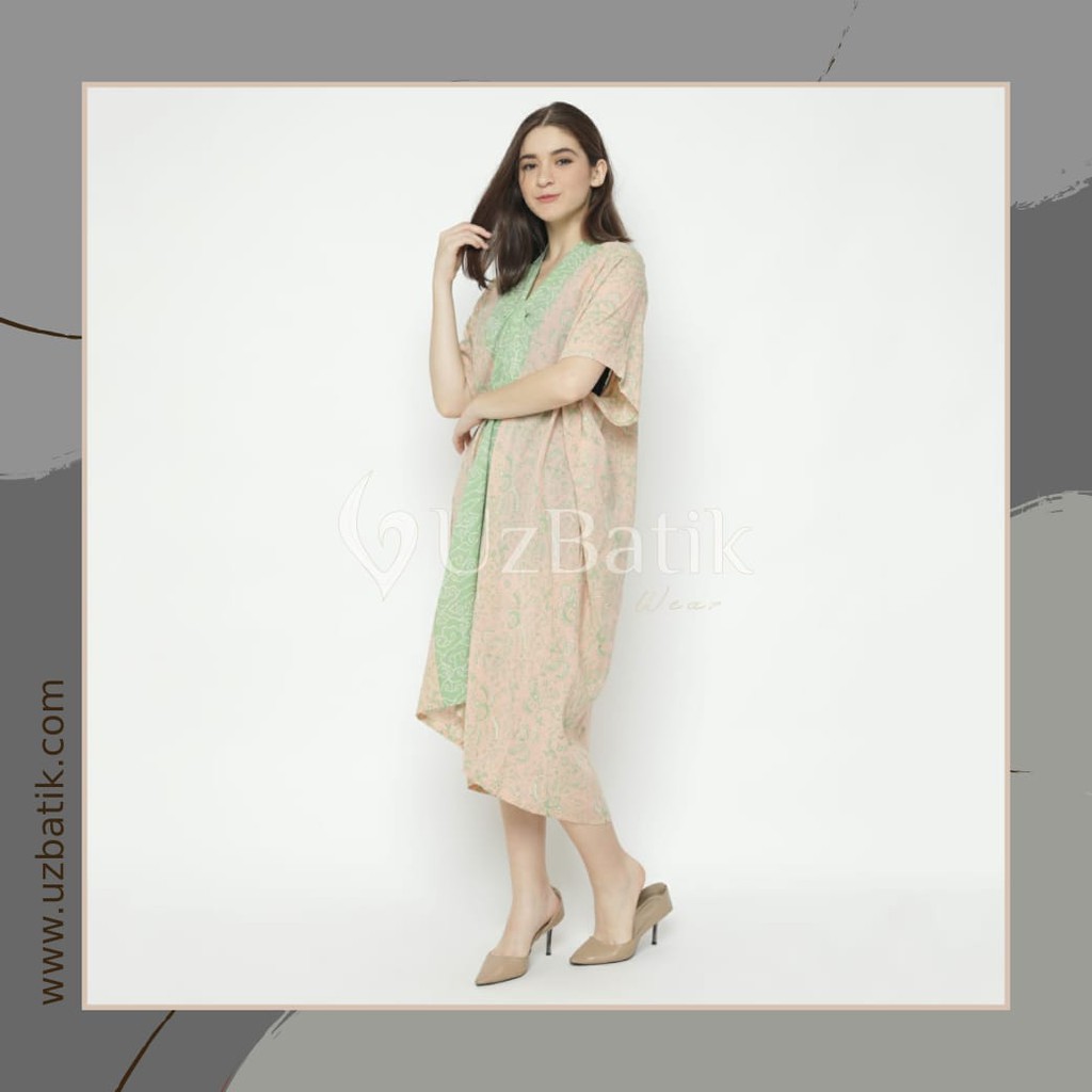 Baju Kaftan Batik cap paris ayuan