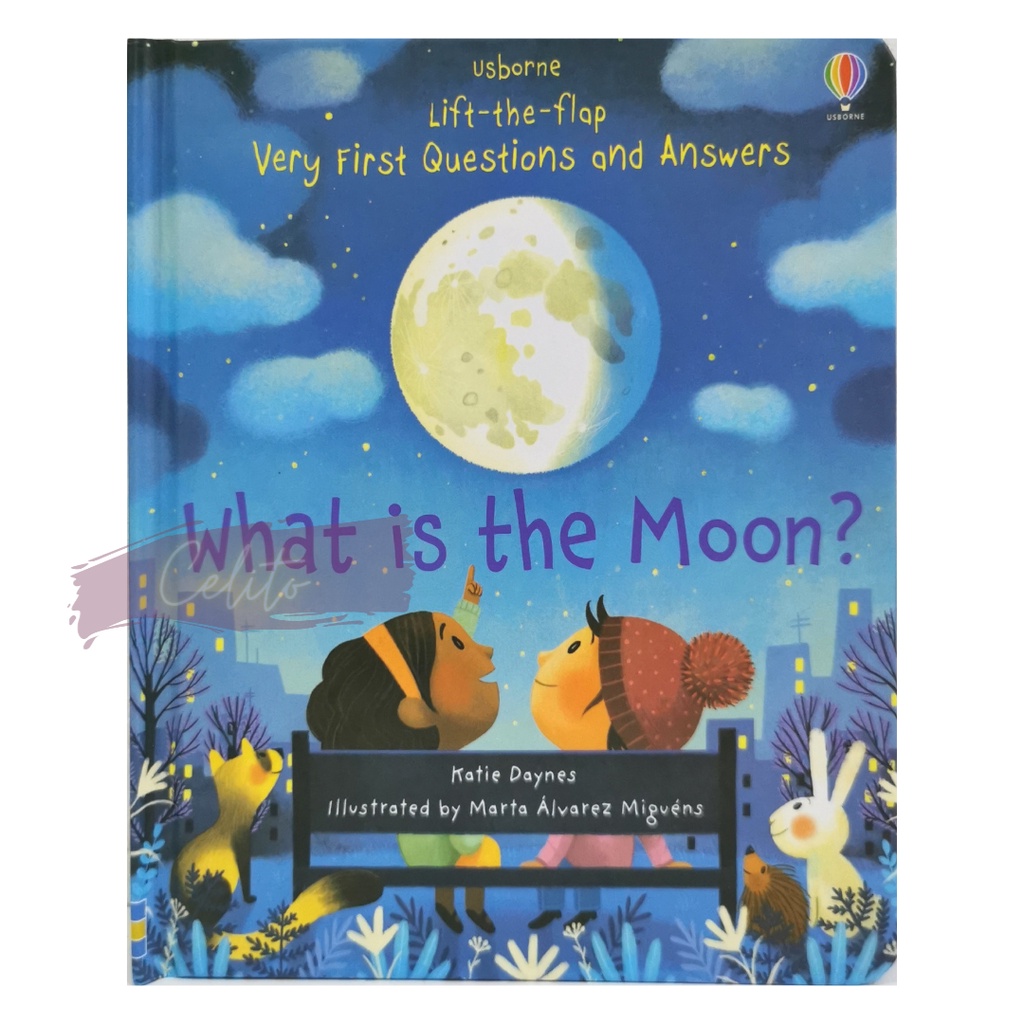 What is the Moon? Usborne Very First Questions - Lift the Flap - Buku Edukasi Anak