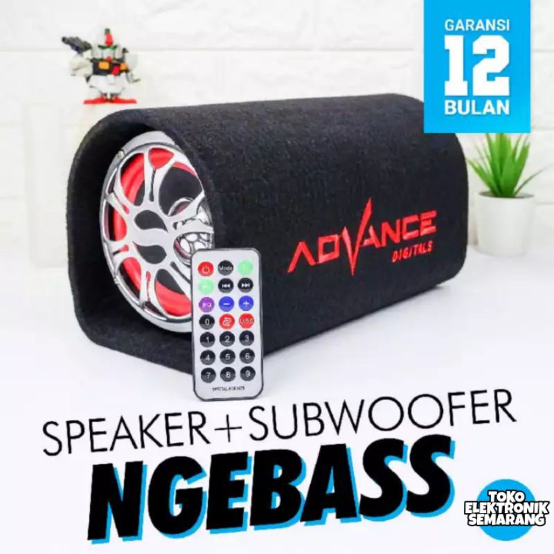 ADVANCE AKTIF ACTIVE SPEAKER SUBWOOFER T101BT T 101 BT BLUETOOTH FM RADIO USB