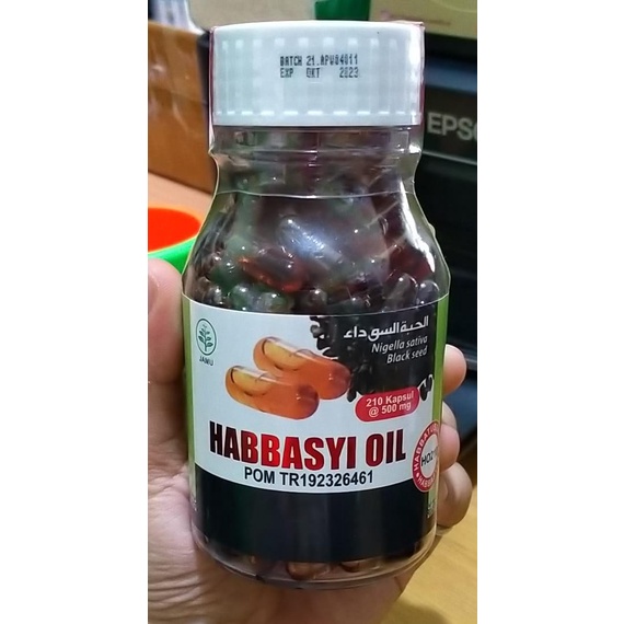 habatusauda oil MINYAK HABBATUSSAUDA HABBASYI OIL HNU 210 KAPSUL / habbasyi oil HNU isi 210 kapsul