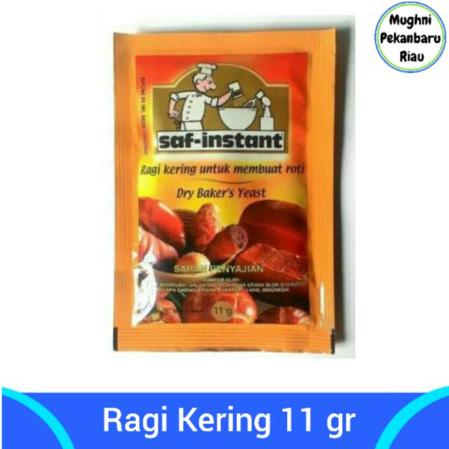 

Saf Instan Ragi Kering Pengembang 11 gr