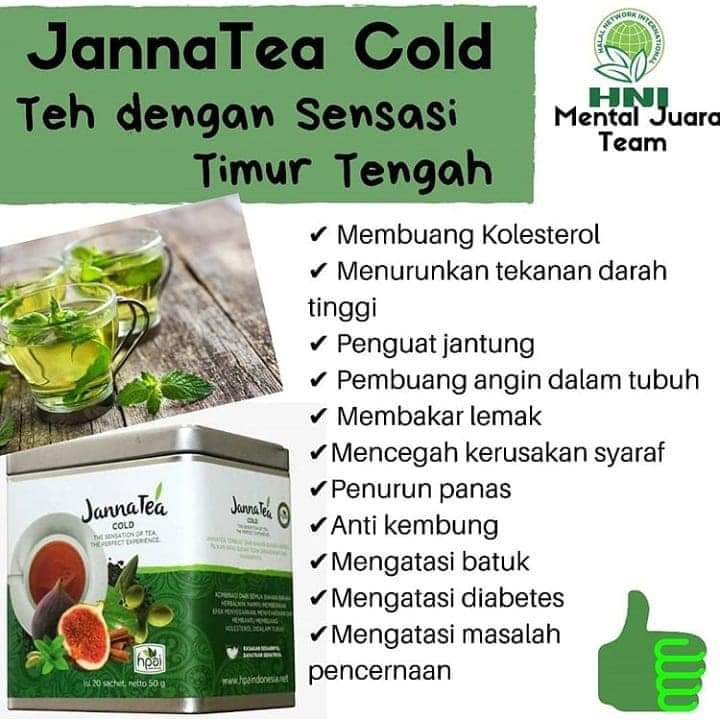 

JANNATEA HOT & COLD / TEH DENGAN SENSASI TIMUR TENGAH