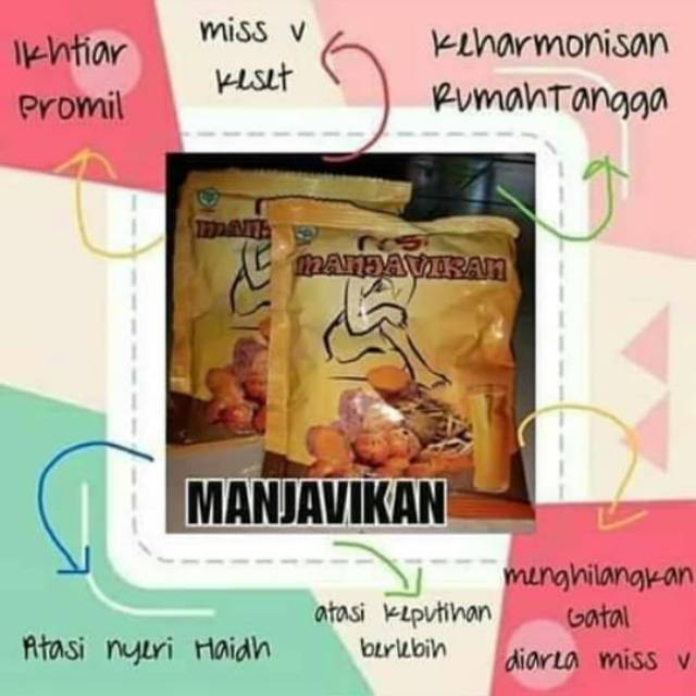 

Manjavikan 1pak isi 5 pcs x100gram