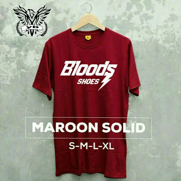 baju kaos Thirt bloods shoes simple