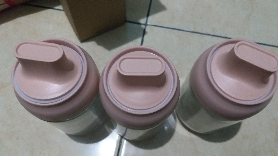 Idea Box Botol Kaca Tempat Bumbu Minyak Honey Kitchen Seasoning Pot Kaca / Beling