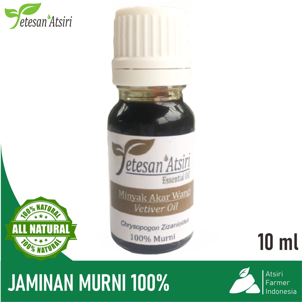 10ml minyak atsiri usar murni vetiver pure essential oil 100%aromatherapy aromaterapi diffuser