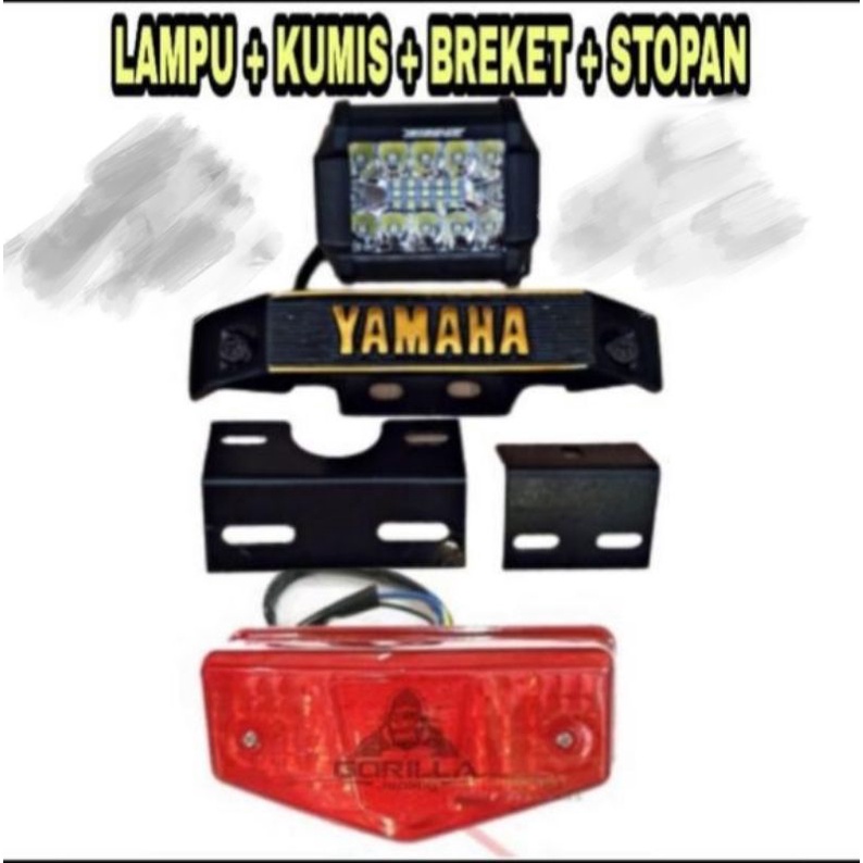 Paket Lampu Rx-King LED Set Kumisan Rx-King Plus Lampu Stop Rx-King