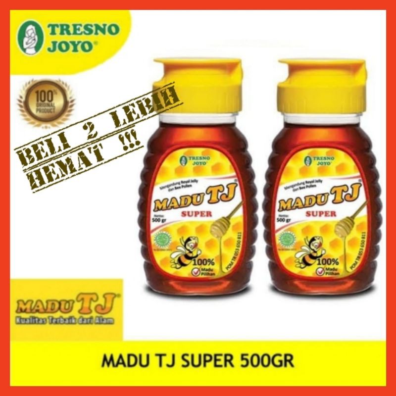 

Harga Special Madu TJ Super 500gr / 2 Botol Lebih Murah