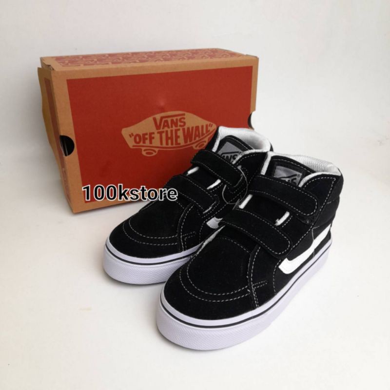 sepatu anak laki laki perempuan sk8 high sneakers kids sepatu sekolah anak