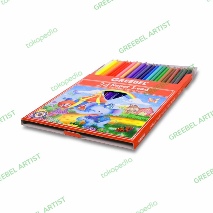 

Update Pensil Warna Greebel Superlead 24 Warna Limited