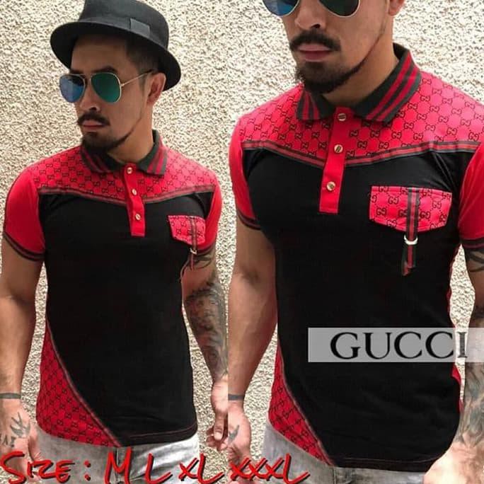 Polo Shirt Gucci Pria / Kaos / Baju S1273