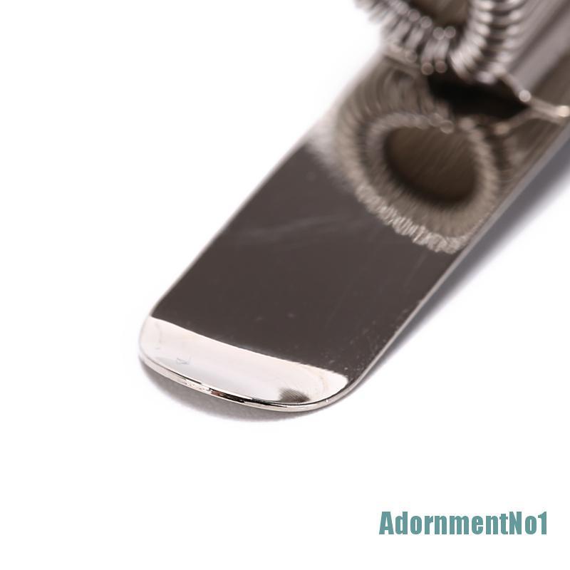 (AdornmentNo1) Holder Pulpen Bahan metal Warna silver Dengan Klip Saku Untuk Seragam Dokter / Perawat