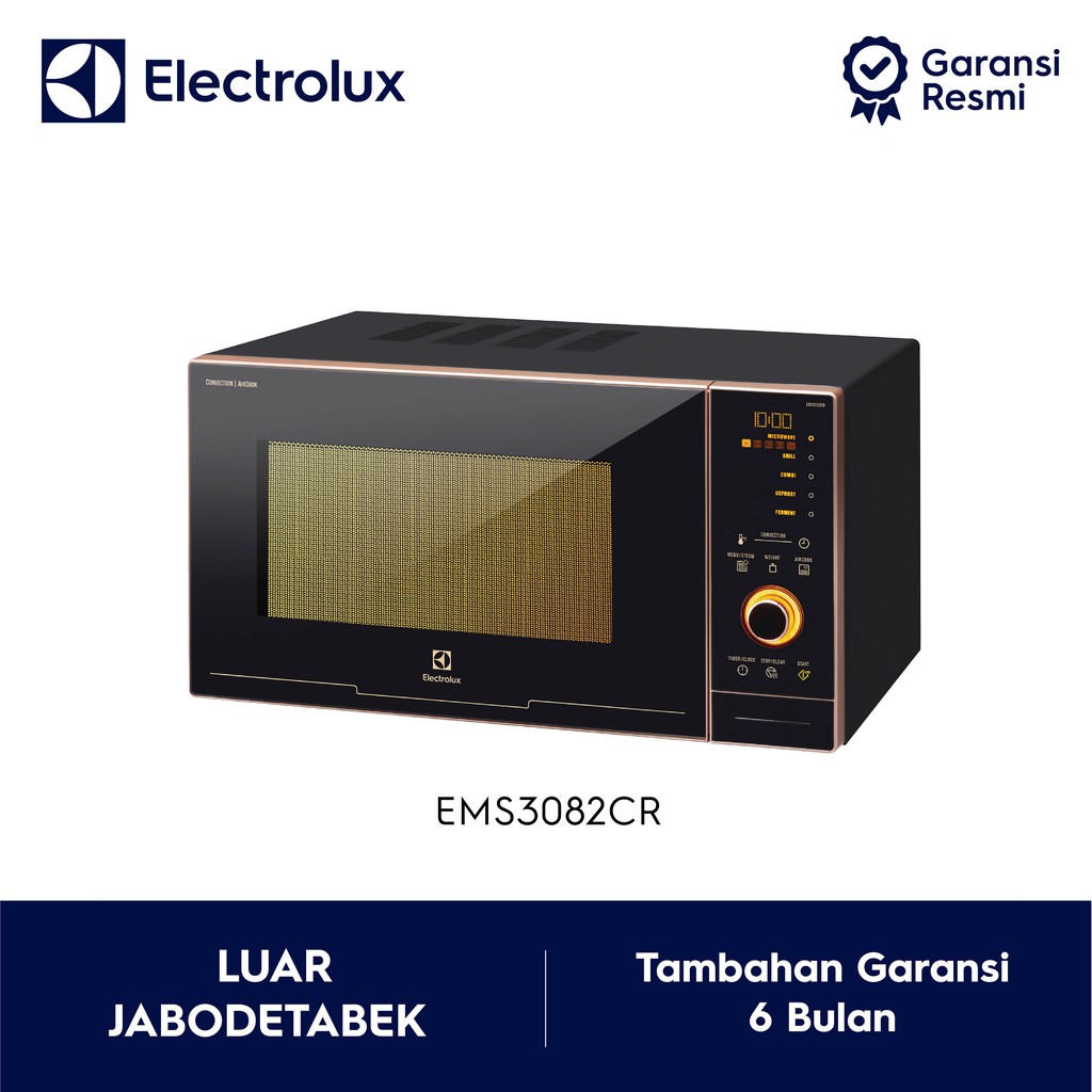 

Electrolux Microwave Oven EMS3082CR / EMS 3082CR / EMS 3082 CR - Luar Jabodetabek