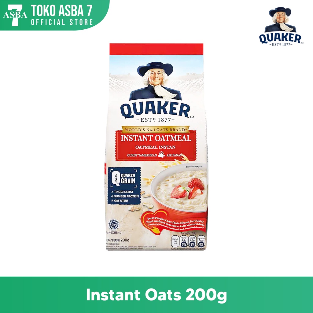 

QUAKER INSTAN OATMEAL 200G