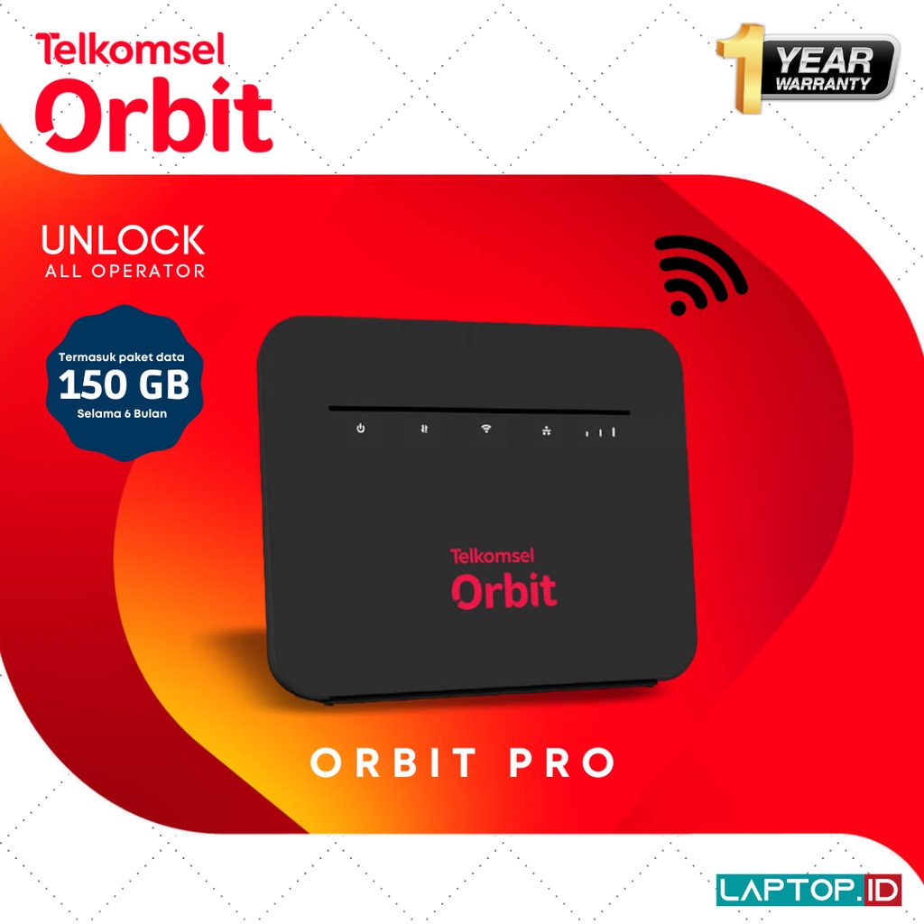 Modem Wifi Home Router 4G Telkomsel Orbit Pro Modem Telkomsel WiFi 4G