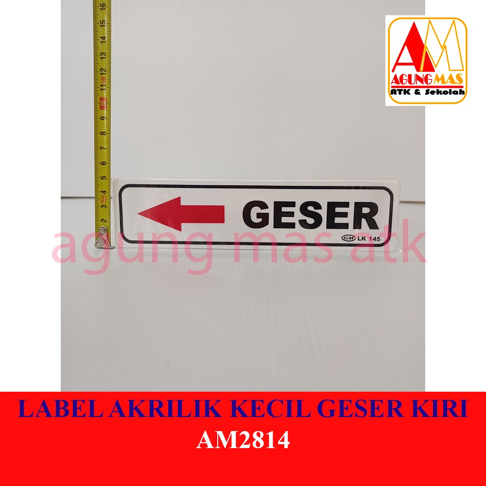 

LABEL AKRILIK KECIL GESER KIRI