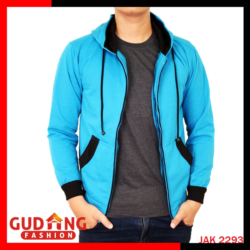 Jaket Hoodie Fleece Pria JAK 2293