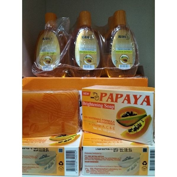 Sabun PEPAYA RDL Original Philippines/sabun pepaya 135gr Original/sabun pepaya RDL/Sabun RDL