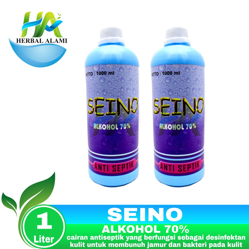 Alkohol 70 % Seino 1liter - Seino Alkohol 70 % - Anyi septic