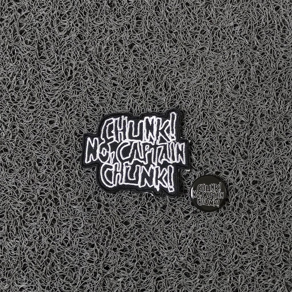 Patch band patch musik patch punggung satu set chunk no captain chunk