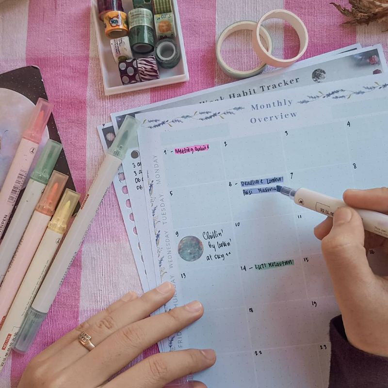 

Monthly Planner edisi Isi Binder A5 dan B5