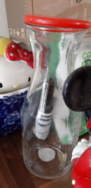 Moss Glass Bottle 350 Ml | Botol Kaca Tutup Stainless