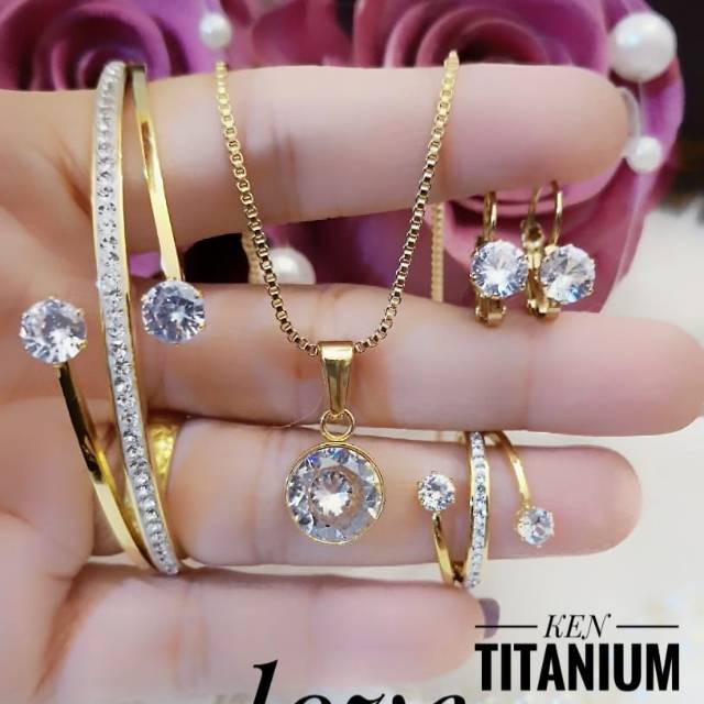 Titanium set perhiasan 2863k