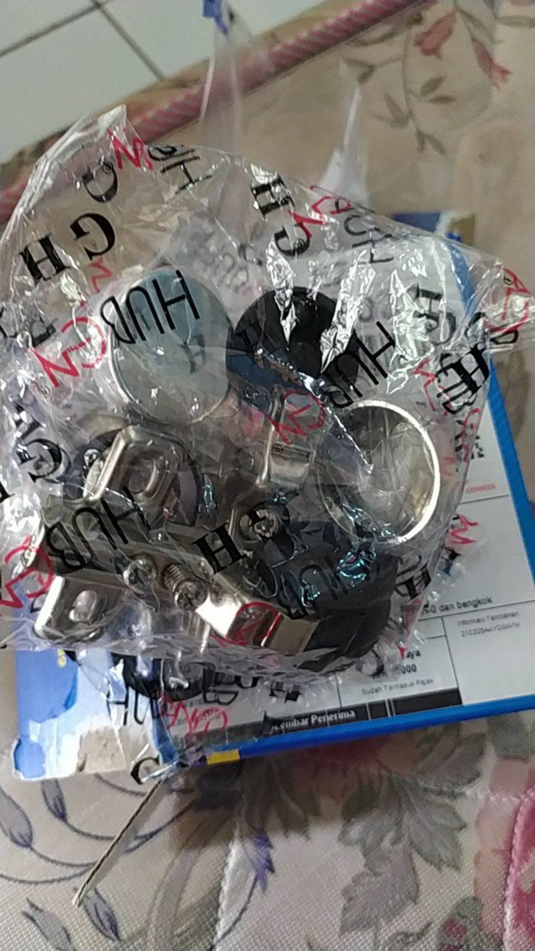 Engsel Sendok Kaca Huben Lurus Gh-0 Dan Bengkok Gh-16