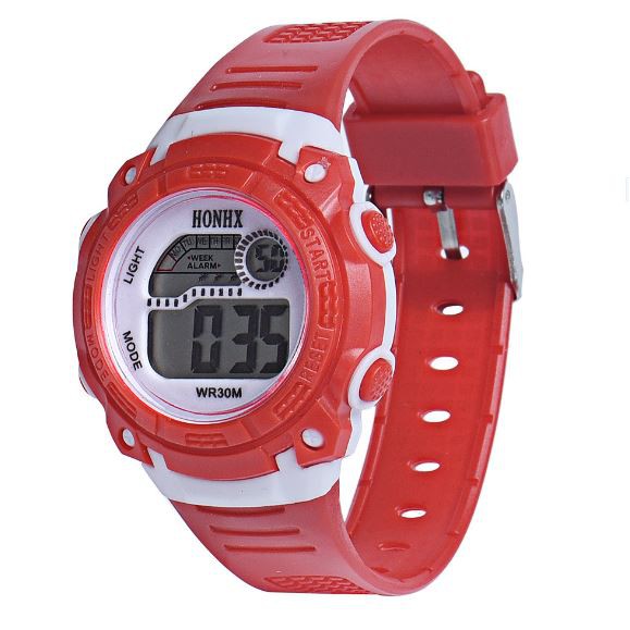 HONHX Children girls Digital Quartz LED Wrist Watch Date alarm Sport