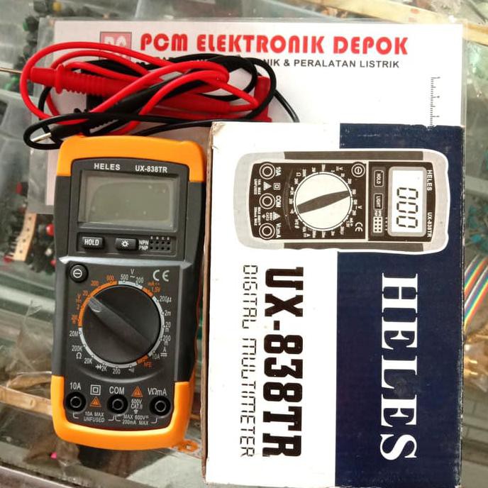 MULTITESTER MULTIMETER AVOMETER HELES DIGITAL UX838TR UX 838TR