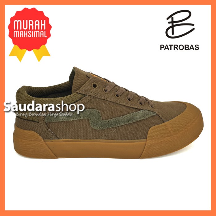 Sepatu Patrobas Cloud Olive Gum Low / Patrobas Cloud Olive Gum LC