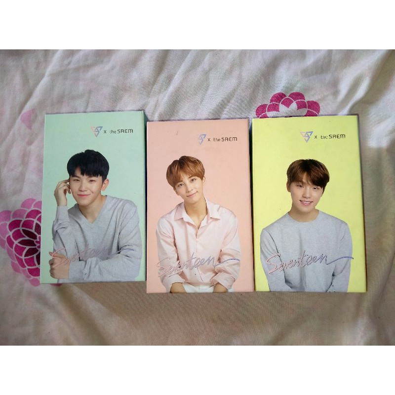 The saem x seventeen signature parfume seventeen x the saem woozi Official jeonghan official Dino