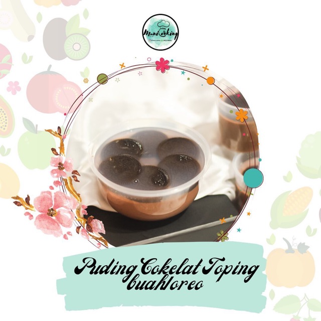 

PUDING COKELAT TOPING BUAH/OREO (Uk. 400Ml)