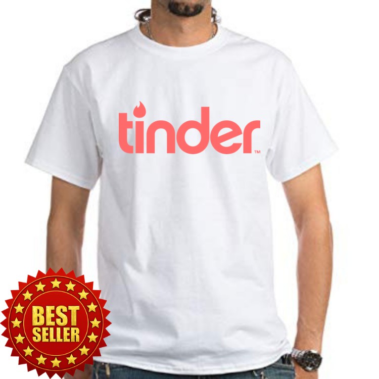 T - Shirt Kaos Tinder Best Seller - Putih