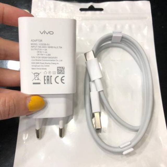 Charger Vivo S1pro,vivo Y30,vivo X50,2A Type C Fast Charging Ori 100%