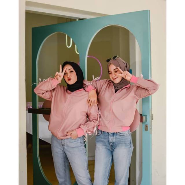 JACKET PINK / JAKET WANITA / JAKET PINK / JAKET CASUAL / JACKET LUCU