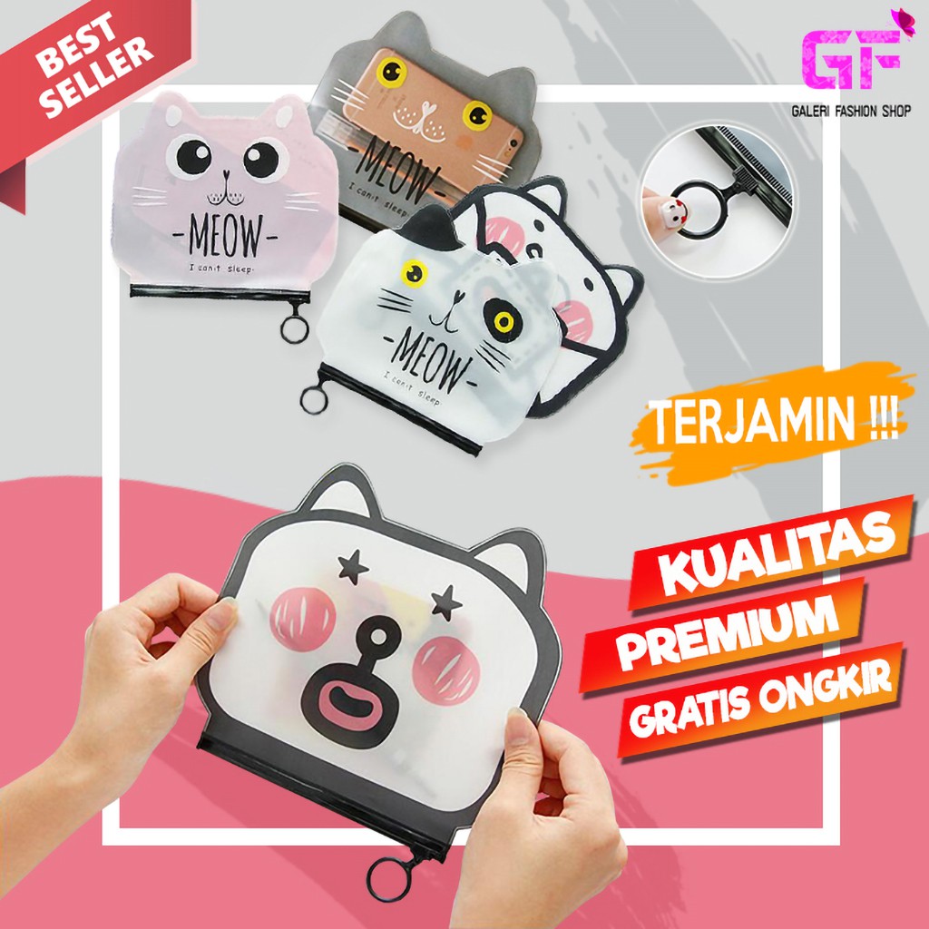 

TEMPAT PENSIL ANAK KOTAK PENSIL PENCIL CASE ALAT TULIS KOSMETIK MOTIF CAT IMPORT KOREA MURAH GF234