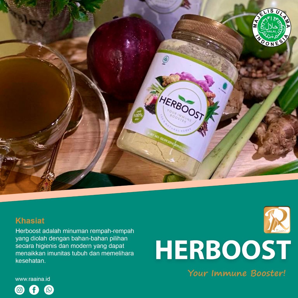 

Raaina Herboost Minuman Jahe Kaya Rempah Minuman Empon Empon