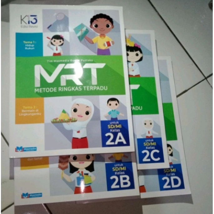 Buku MRT 2D /Masmedia/MRT kelas 2D