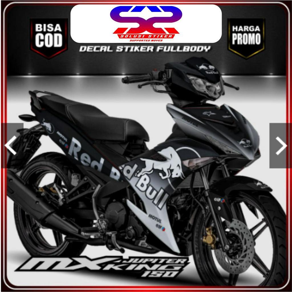 TERBARU decal stiker mx king 150 sticker mx king variasi mx king variasi Hitam