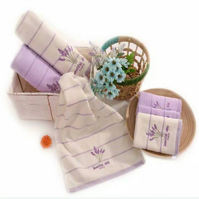 Handuk cotton Lavender