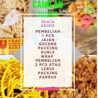 

snack kiloan Murah cemilan asin gurih serba GOCENG 5000 Snack KRISIS enak berkualitas 5 RIBU an