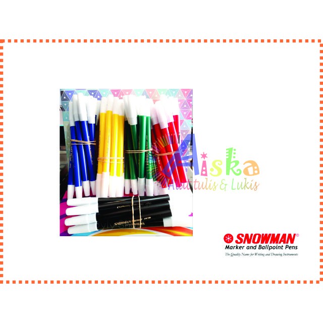 

Spidol Snowman Ecer (Alat Tulis, Spidol warna, Cat warna)