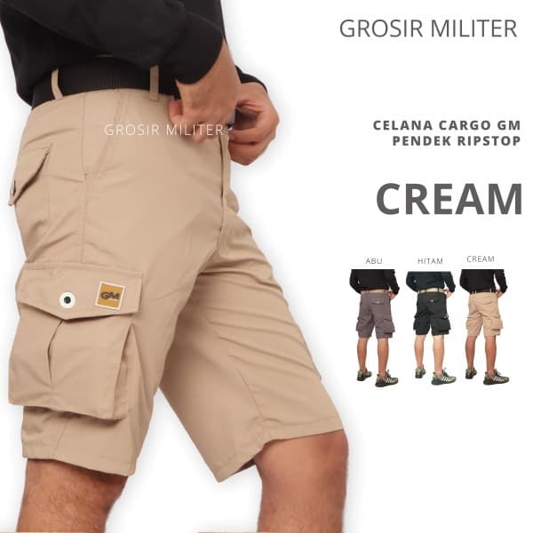 Celana Cargo GM Mode Tactical Pendek Ripstop Original