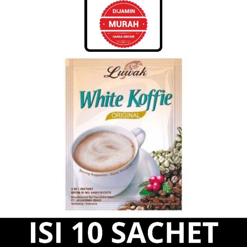 

Luwak White Coffee (ISI 10 SACHET)