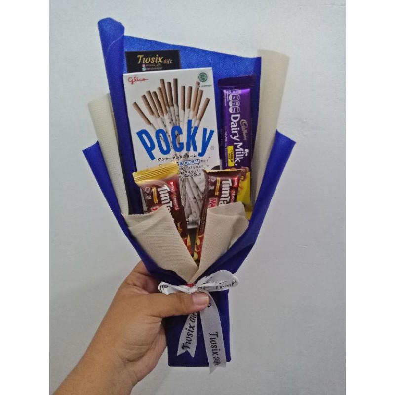 

buket bouquet snack jajan murah untuk kado wisuda anniversary ulang tahun sempro