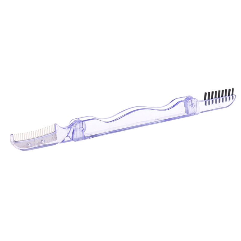 # Kaos T-Shirt Wanita Lengan Pendek Motif Print #Sisir Alis / Bulu Mata Lipat Bahan stainless steel