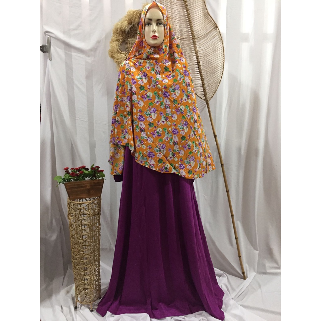 Abaya Dannis Ori Murah SALE Size XL - Ungu