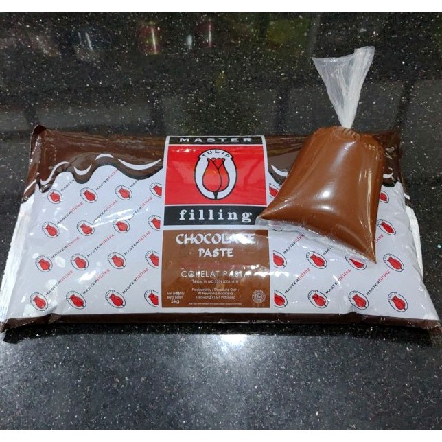 

Tulip Choco Filling Chocolate Paste 500gr - Tulip Master Filling - Selai Coklat